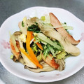 クックかずみん's cooksnap of when they made 簡単＊きのこと水菜のポン酢炒め.