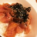 Lulu＊'s cooksnap of when they made 安いマグロでも！こっくりマグロ漬け丼.