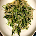 えみこ５'s cooksnap of when they made 豆苗とえのきのシンプル炒め.