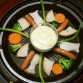 りこまこせいやのパパ's cooksnap of when they made ホットプレートでチーズフォンデュ.