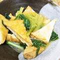 みぽぴぽ's cooksnap of when they made 小松菜と厚揚げの中華あん♪.