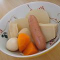 サオリ's cooksnap of when they made 魚肉ソーセージと大根の煮物.