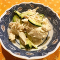 よん妻's cooksnap of when they made ズッキーニ・ささみ・ツナのわさびマヨ♪.