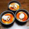 おにぎり99's cooksnap of when they made レンジで簡単♪ほうじ茶プリンの黒蜜がけ.