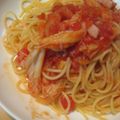 こじあゆ's cooksnap of when they made カニのトマトソースパスタ.