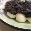 あるゴジラ's cooksnap of when they made 三色団子入り甘酒豆乳ぜんざい☆雛祭りにも.