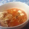Enderby's cooksnap of when they made ダイエットに痩せるキムチスープ.