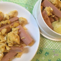 tikariri's cooksnap of when they made 魚肉ソーセージで和風な卵炒め.