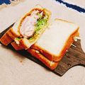 こんとらすと's cooksnap of when they made 旦那絶賛♡我が家の照り焼きチキンサンド.