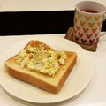 しいのちゃん's cooksnap of when they made たまごトースト.