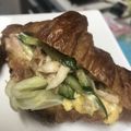 ☆ゆみりん★'s cooksnap of when they made 卵と棒棒鶏のホットサンド☆.