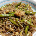 クック64OY6U☆'s cooksnap of when they made さば缶といんげんの煮物.
