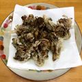 ●しょこ●'s cooksnap of when they made 舞茸の天ぷら.