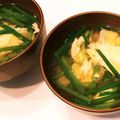スィーピー♪'s cooksnap of when they made ニラ玉のお味噌汁.