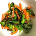 夕飯は６時です's cooksnap of when they made お弁当に☆簡単☆ピーマンの塩昆布ナムル♪.