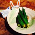 kaokaofood's cooksnap of when they made シンプルなオクラ.