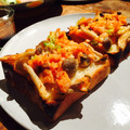 kaokaofood's cooksnap of when they made 鮭フレークとしめじのグラタン風トースト.