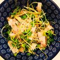 なんちゃる's cooksnap of when they made まぜるだけ♪かいわれ大根のキレイサラダ♪.