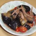 きらり流れ星's cooksnap of when they made 素麺つゆで♪「夏野菜の煮びたし」.