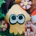 ミファソ's cooksnap of when they made スプラトゥーン・イカのキャラ弁♪.