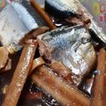 cadi子's cooksnap of when they made 圧力鍋で♪骨まで食べよう♪さんまゴボウ.