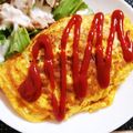 4double5's cooksnap of when they made うちの定番！ふんわりオムレツのオムライス.