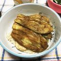 Shoko51's cooksnap of when they made 茄子の蒲焼き丼.