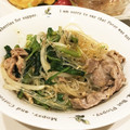 ainuinu's cooksnap of when they made 豚もやしほうれん草の春雨炒め。ダイエット.