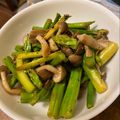 こうせい(=ﾟωﾟ)ﾉ's cooksnap of when they made エリンギとアスパラのおつまみ炒め物.