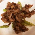 ピグリング's cooksnap of when they made 豚こまとアスパラのオイスターソース炒め.