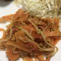 らんとこなん's cooksnap of when they made カニカマ人参シリシリ.