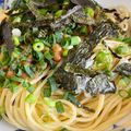 スーズィ's cooksnap of when they made 簡単！納豆&塩昆布パスタ.