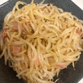 ポムポムポヨコ's cooksnap of when they made レンジで２分☆もやしとベーコンのナムル.
