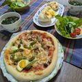 みやざき絵笛's cooksnap of when they made 作り置きも可能♪万能ピザ生地作り♪.