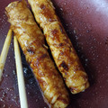 ひっこ's cooksnap of when they made ちくわとチーズの豚肉巻き.