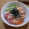 ポニーリボン's cooksnap of when they made 味付けサーモン☆ごま油めんつゆ漬け.