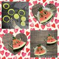 ちゃかぴまま's cooksnap of when they made 終わりゆく夏・・・メガネのスイカ君.