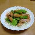 55才のおじさん's cooksnap of when they made 簡単！あと一品！ウィンナーとピーマン炒め.