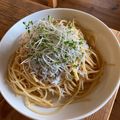 みるく茶's cooksnap of when they made 火を使わず◎贅沢しらすのバター醤油パスタ.