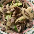 まりも7314's cooksnap of when they made 砂肝と新玉のネギポン酢（セブンイレブン風.