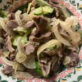 まりも7314's cooksnap of when they made 砂肝と新玉のネギポン酢（セブンイレブン風.