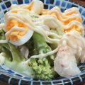 りくママ☆まぁ's cooksnap of when they made ゆで卵とブロッコリーとエビのマヨサラダ.
