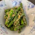 run※'s cooksnap of when they made 簡単！アスパラの胡麻味噌和え！.