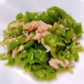 015☆817's cooksnap of when they made あの！無限ピーマン♪.
