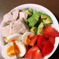 SKy's cooksnap of when they made 蒸し鶏とレタスのサラダ.