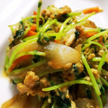 kojyu's cooksnap of when they made 豆苗の甘醤油たまご炒め.
