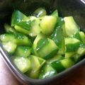 くらま's cooksnap of when they made ♦ラー油と胡瓜だけ！胡瓜のぽりぽり♦.