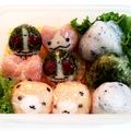 maroboo's cooksnap of when they made キャラ弁☆簡単ジバニャンおにぎりお弁当☆.