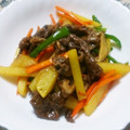 のり子のおかず♪'s cooksnap of when they made じゃがいもの青椒肉絲風炒め.