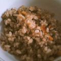 Berora's cooksnap of when they made ズボラ×ズボラの激ウマ玄米炊き込みご飯◎.